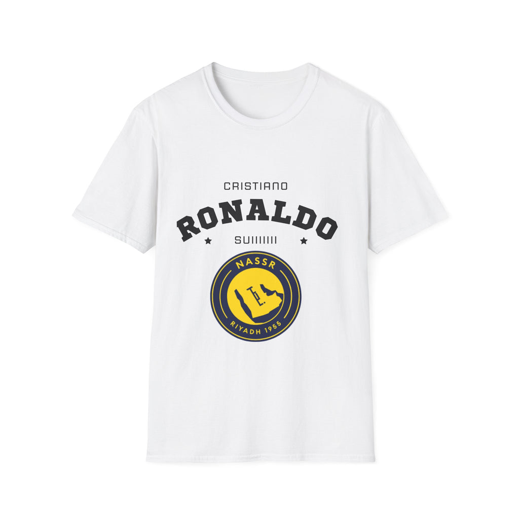 Cristiano Ronaldo Unisex Softstyle T-Shirt - Sporty Fan Tee for Soccer Enthusiasts