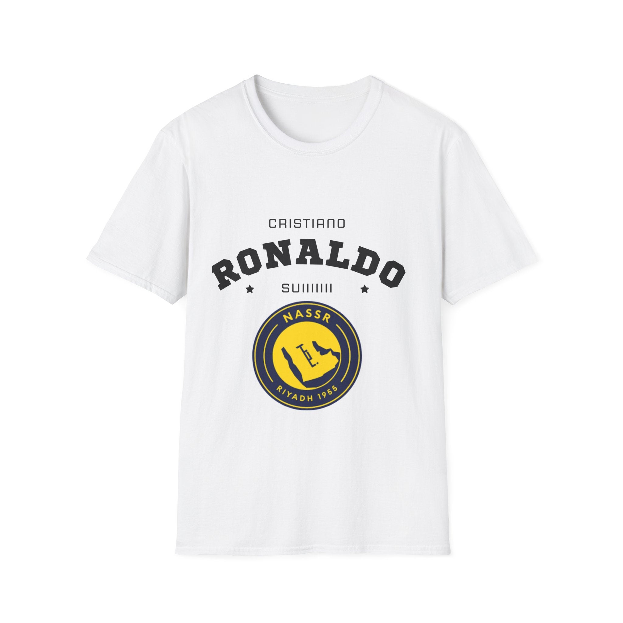 Cristiano Ronaldo Unisex Softstyle T-Shirt - Sporty Fan Tee for Soccer Enthusiasts