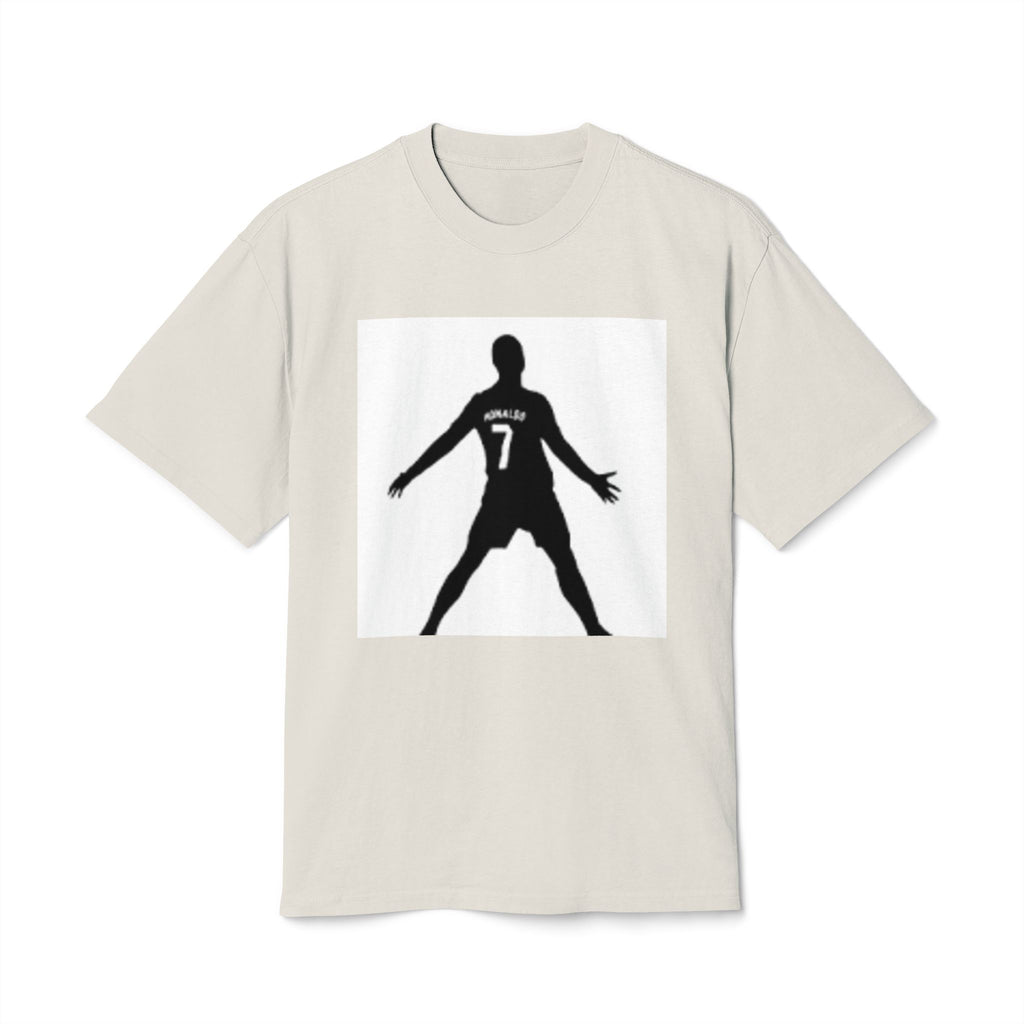 Soccer Celebration Tee - Number 7 Silhouette Football Shirt