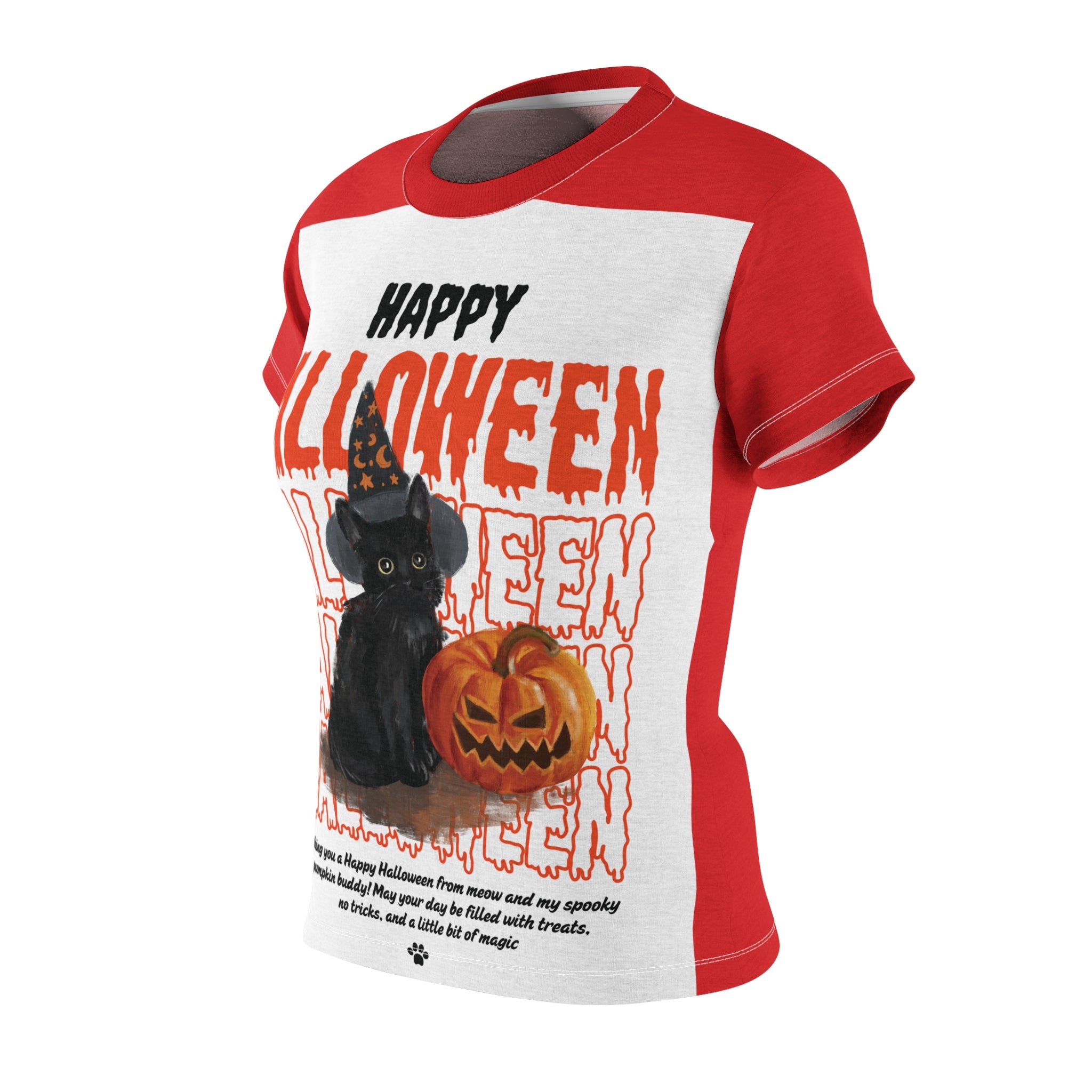 Halloween Cat Graphic Tee