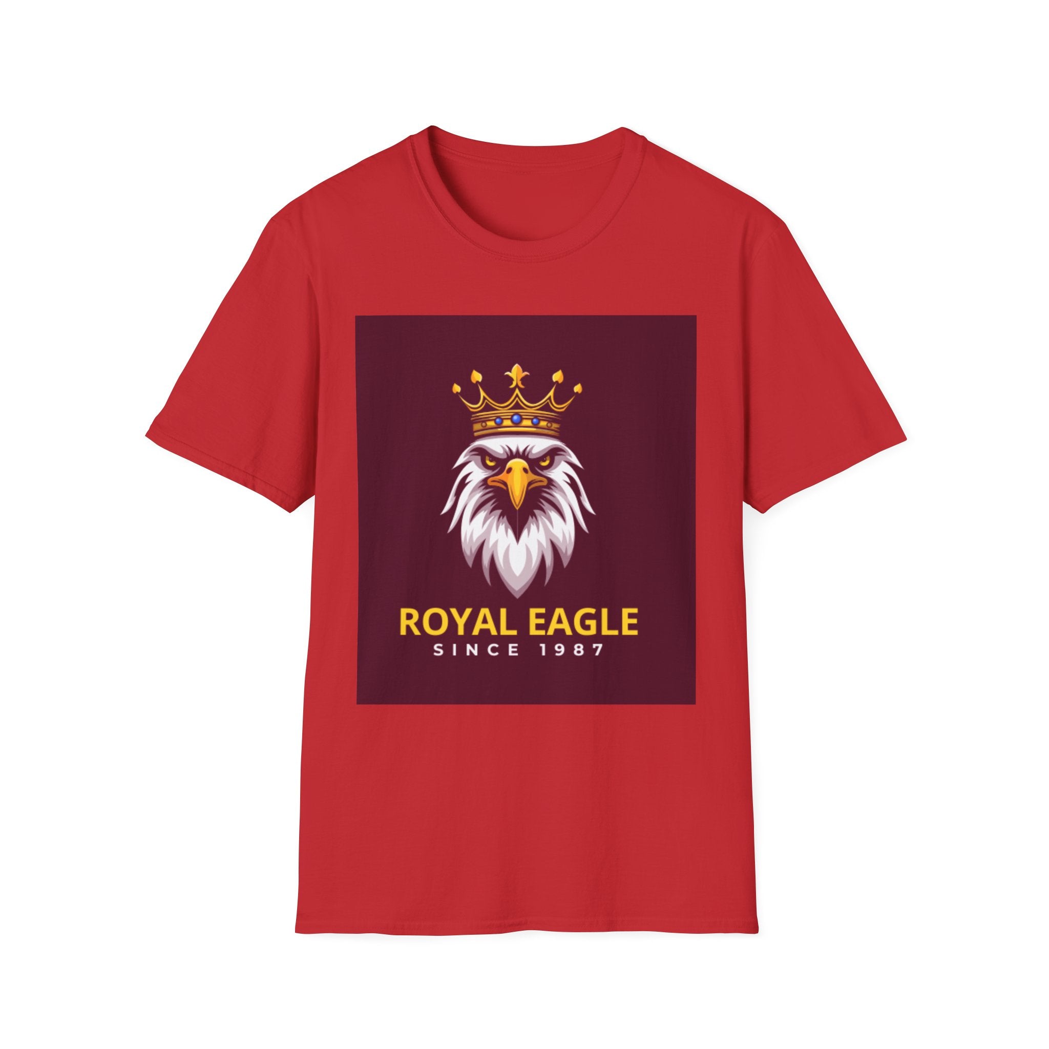 Royal Eagle T-Shirt — Crowned Eagle Logo Tee ("Royal Eagle Since 1987")