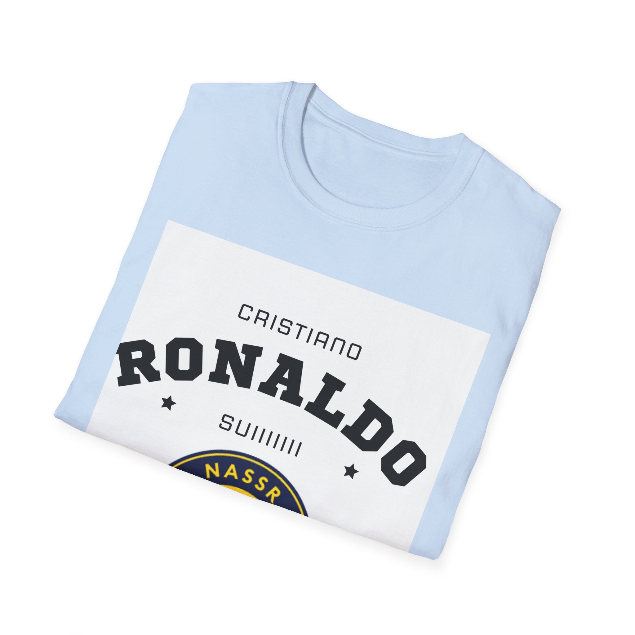 Cristiano Ronaldo Unisex Softstyle T-Shirt - Sporty Fan Tee for Soccer Enthusiasts