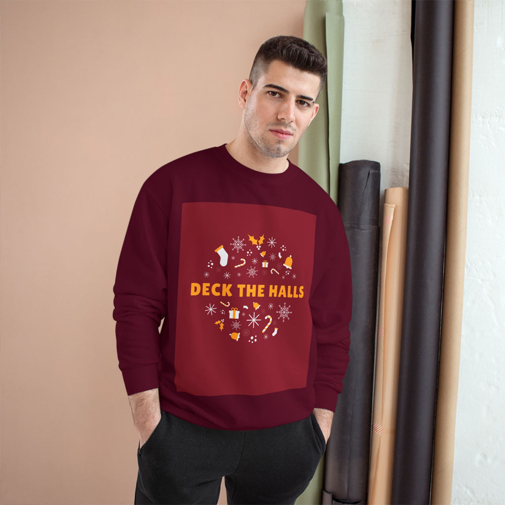 Deck the Halls Sweatshirt — Christmas Holiday Crewneck