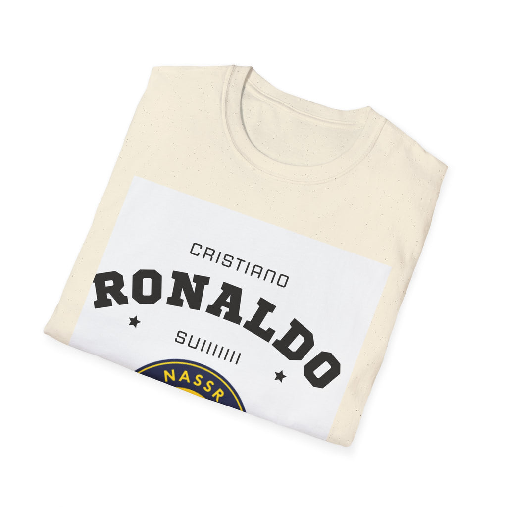 Cristiano Ronaldo Unisex Softstyle T-Shirt - Sporty Fan Tee for Soccer Enthusiasts