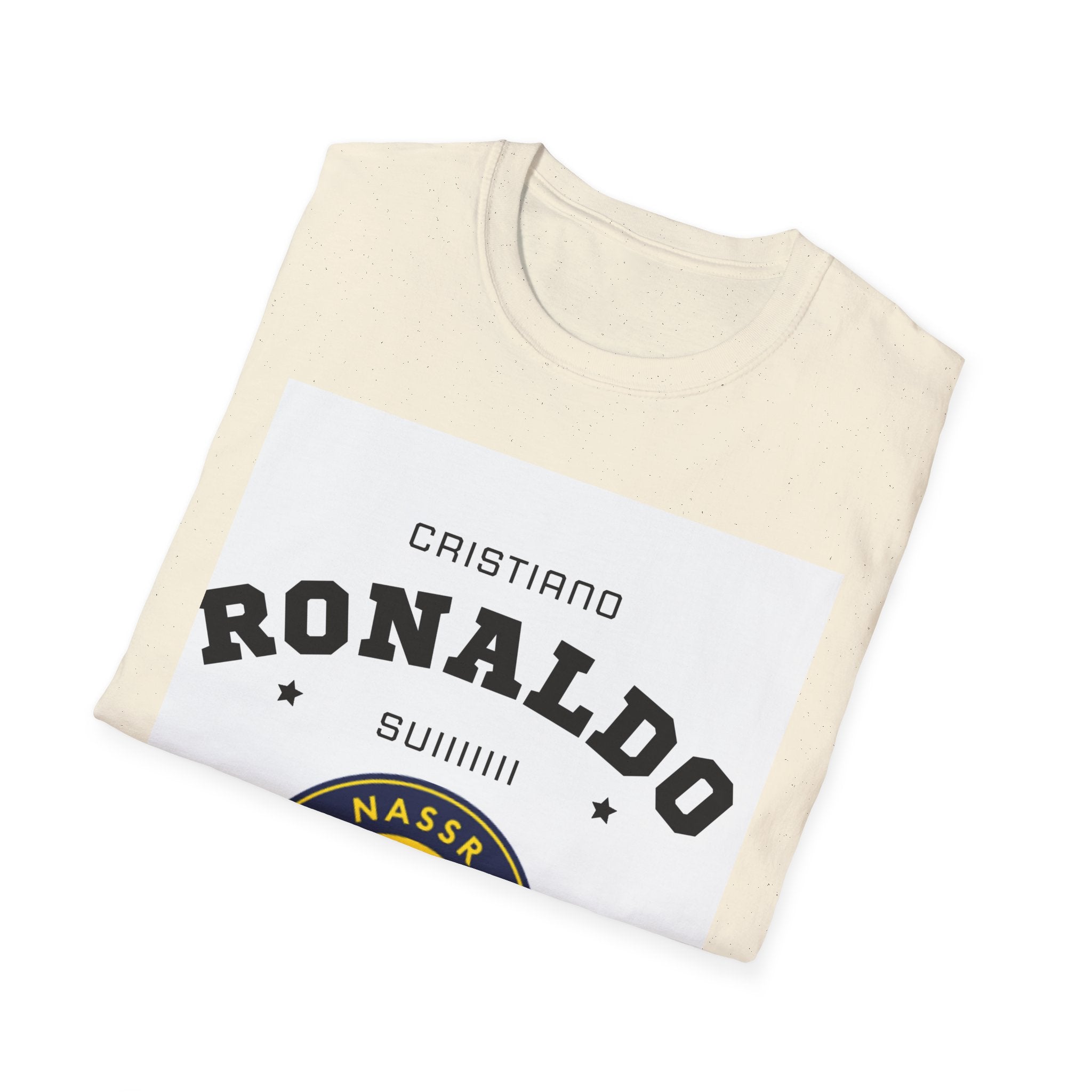 Cristiano Ronaldo Unisex Softstyle T-Shirt - Sporty Fan Tee for Soccer Enthusiasts