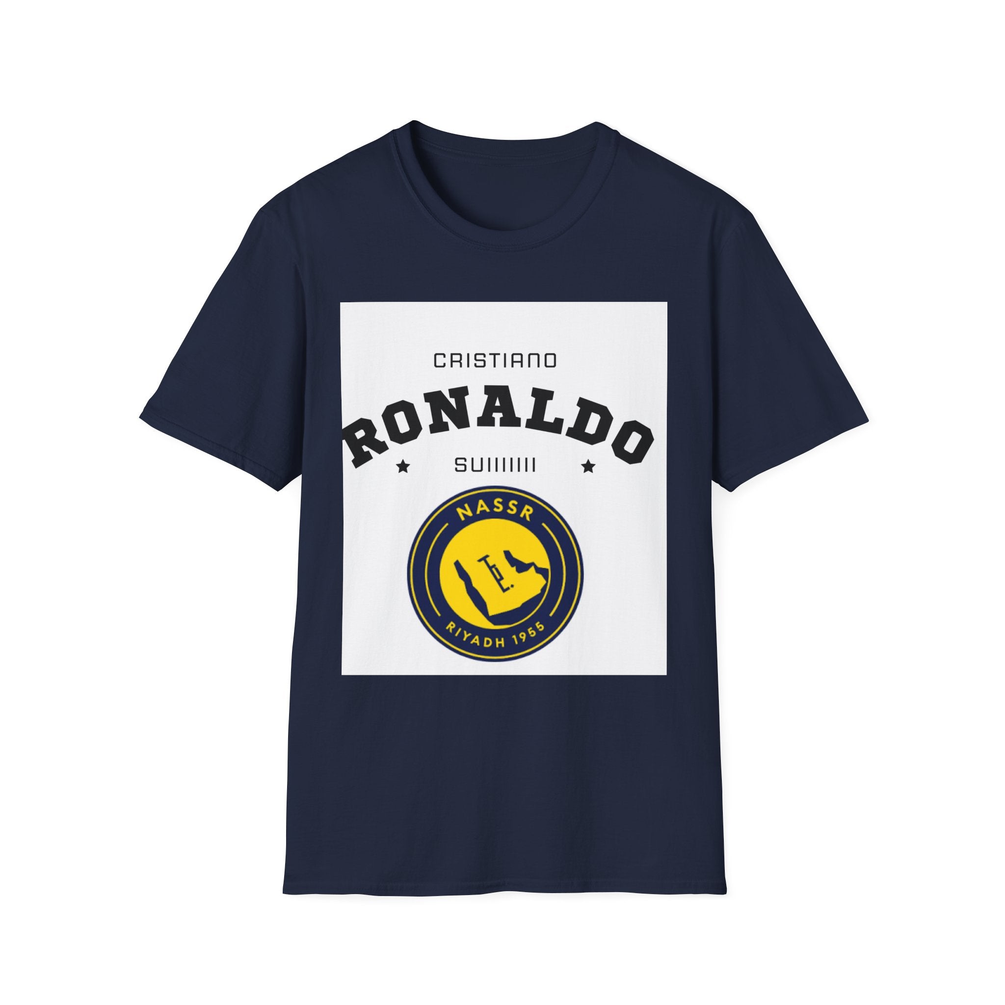 Cristiano Ronaldo Unisex Softstyle T-Shirt - Sporty Fan Tee for Soccer Enthusiasts