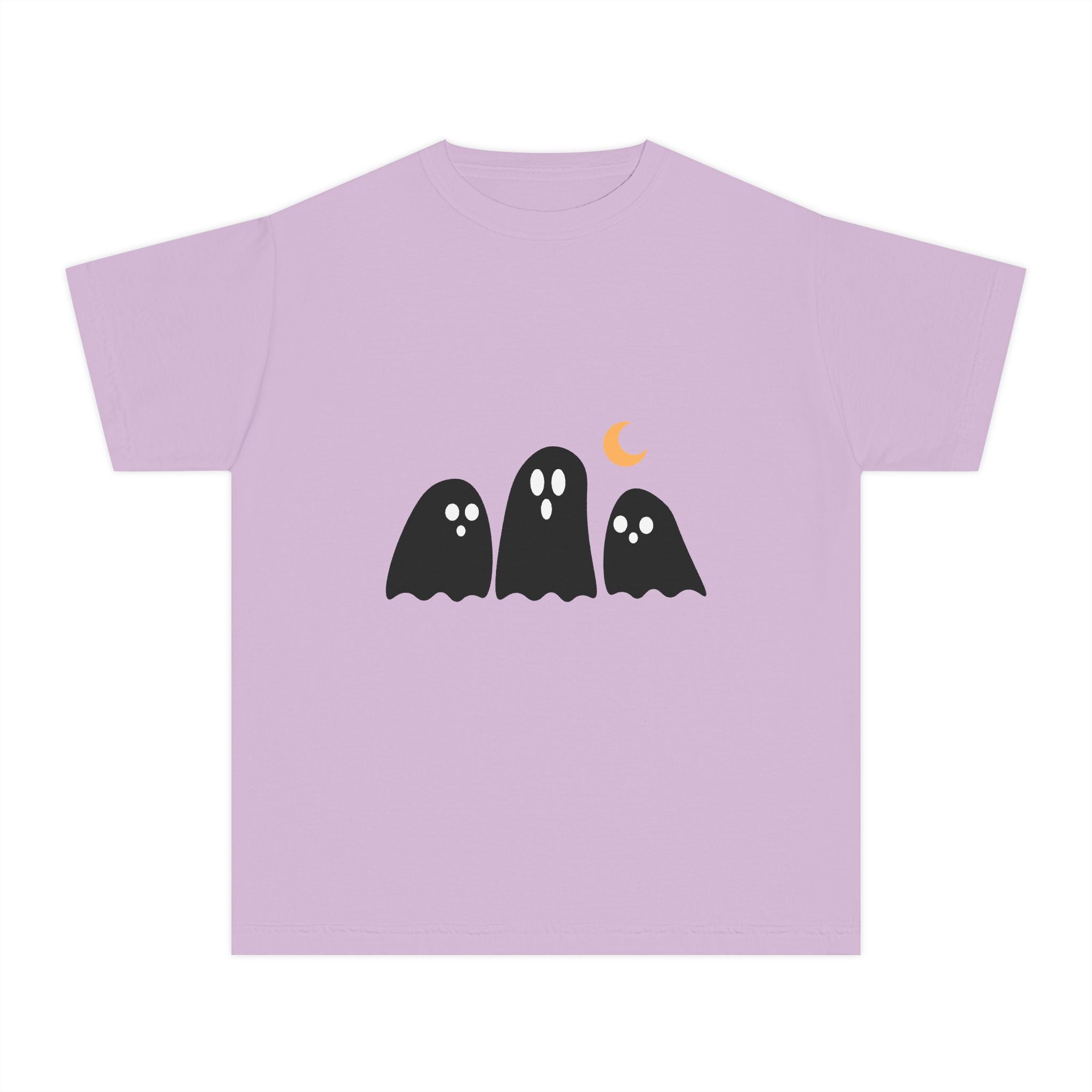 Ghostly Youth Tee - Fun Halloween Graphic T-Shirt for Kids