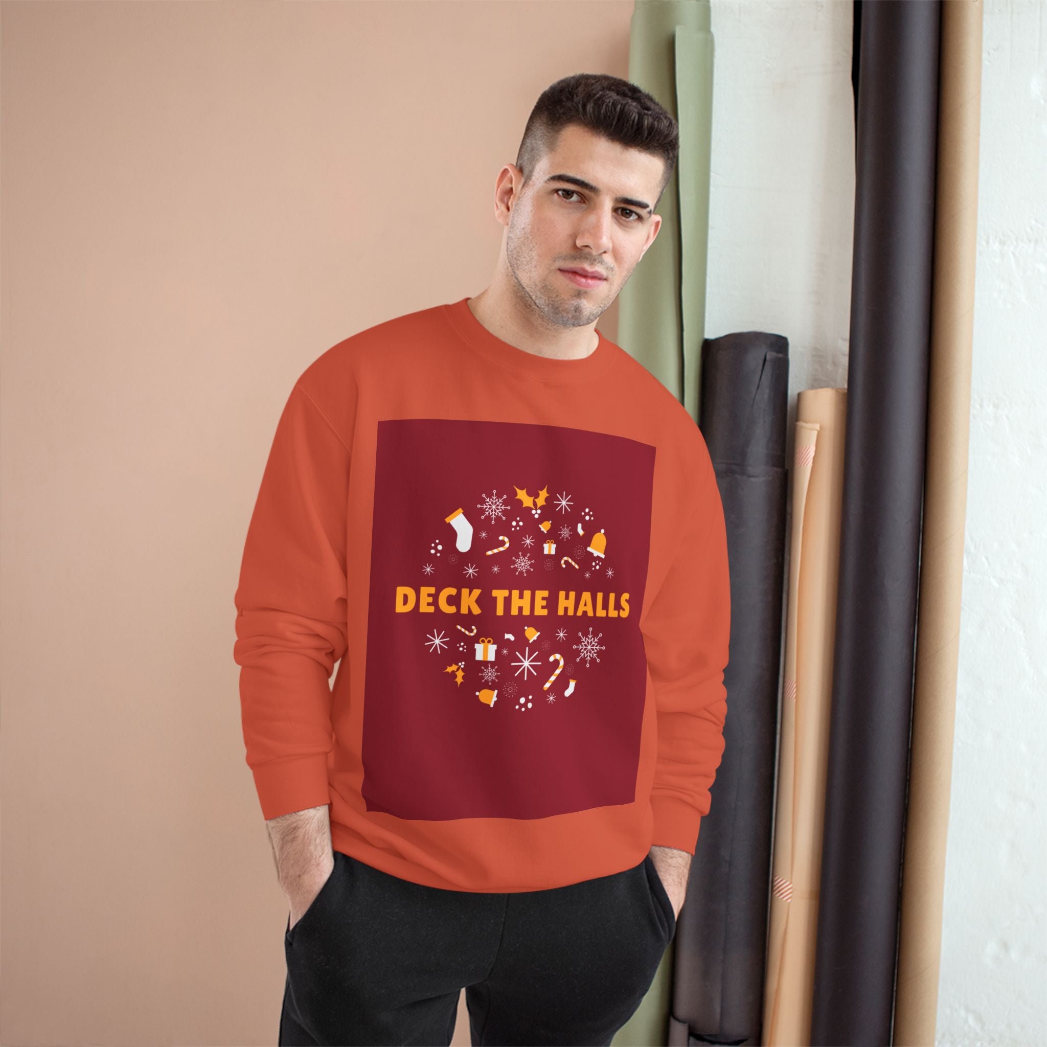 Deck the Halls Sweatshirt — Christmas Holiday Crewneck