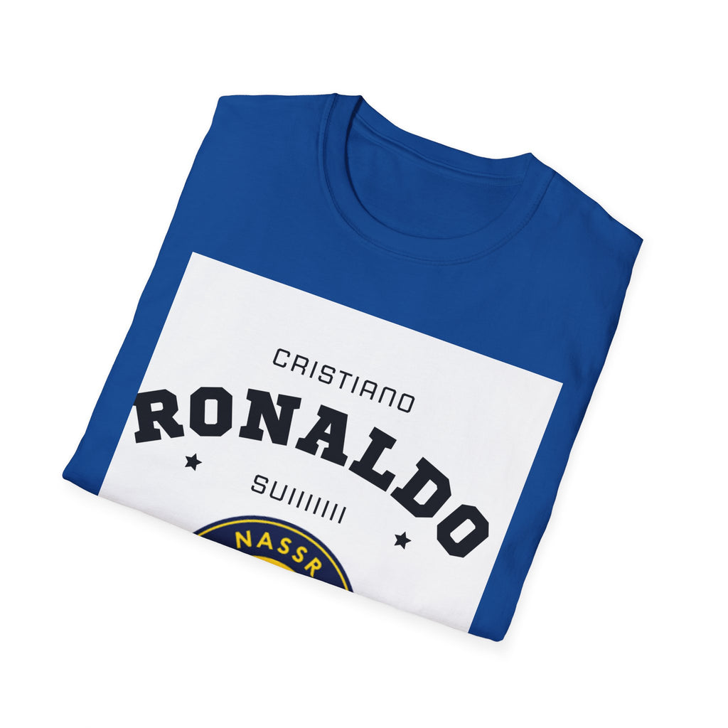 Cristiano Ronaldo Unisex Softstyle T-Shirt - Sporty Fan Tee for Soccer Enthusiasts