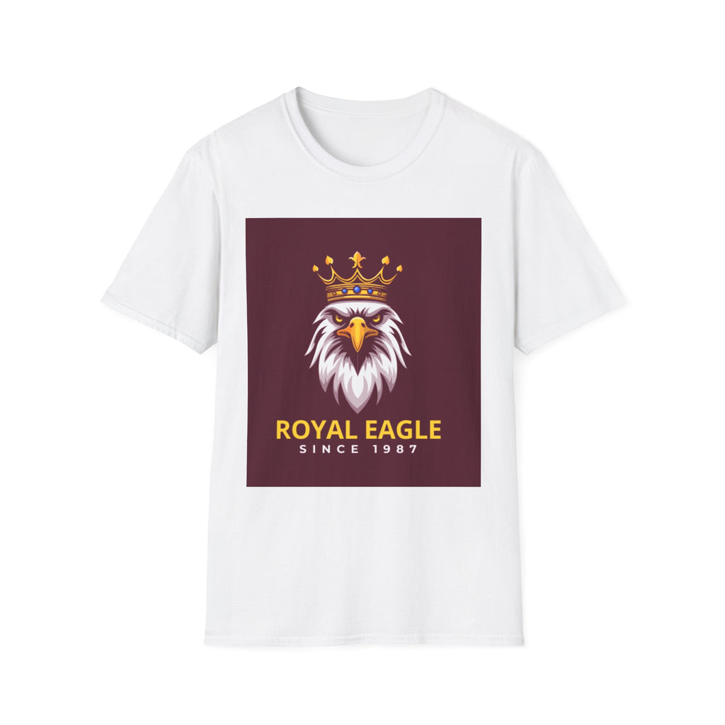 Royal Eagle T-Shirt — Crowned Eagle Logo Tee ("Royal Eagle Since 1987")