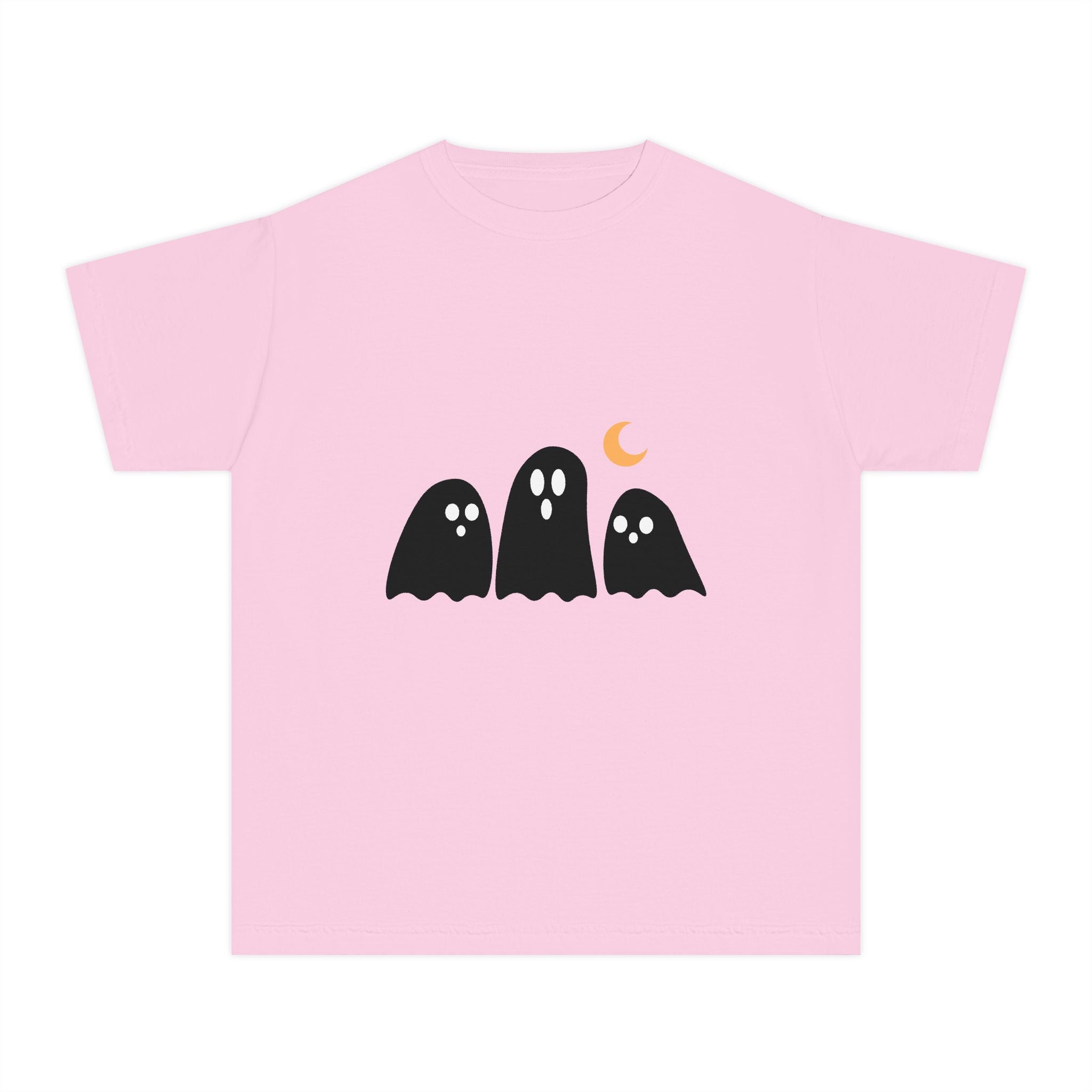 Ghostly Youth Tee - Fun Halloween Graphic T-Shirt for Kids