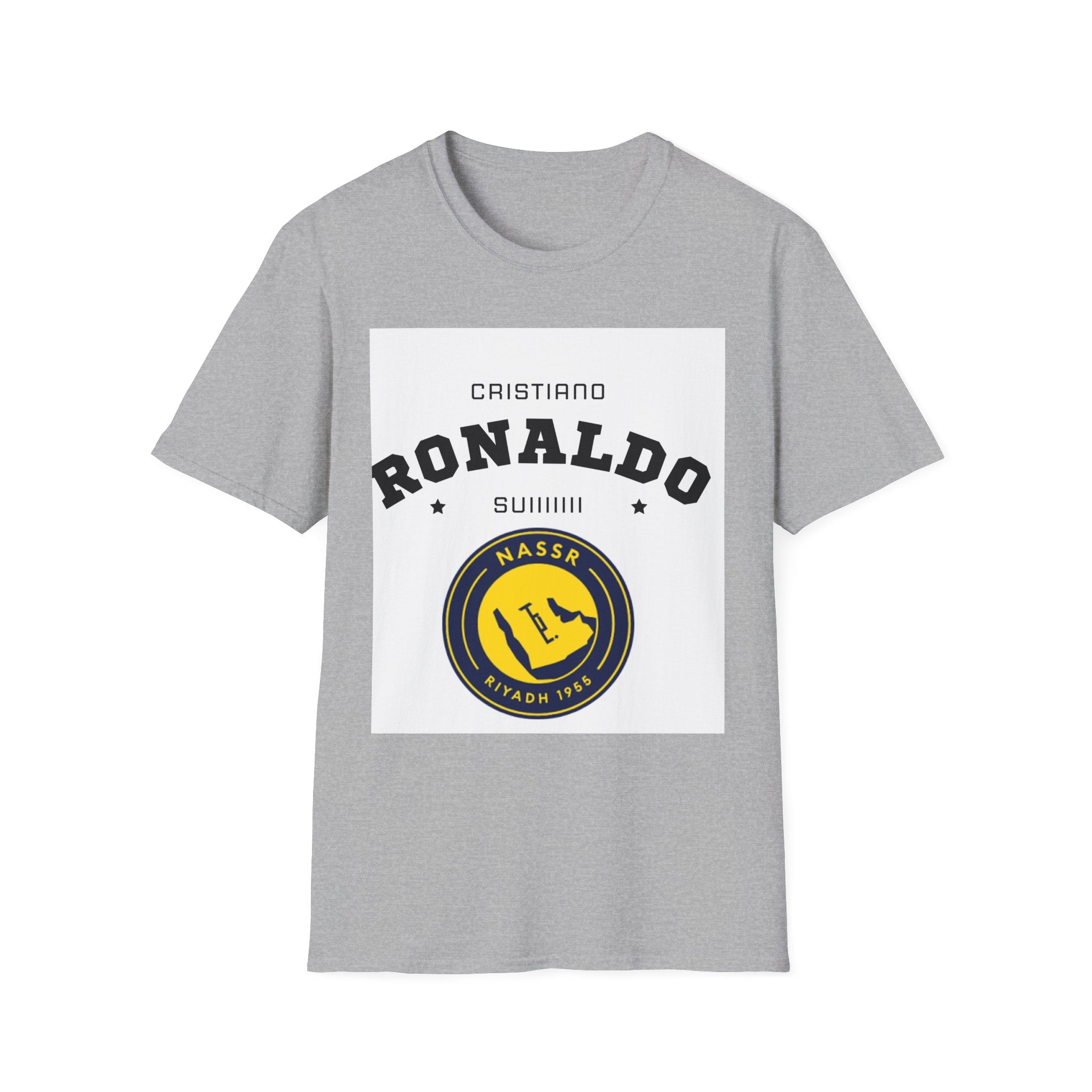 Cristiano Ronaldo Unisex Softstyle T-Shirt - Sporty Fan Tee for Soccer Enthusiasts