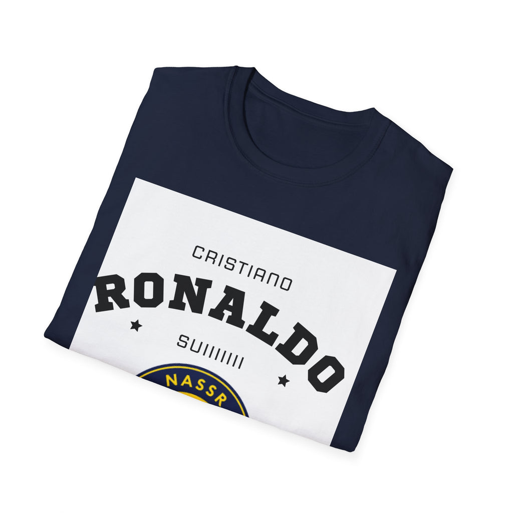 Cristiano Ronaldo Unisex Softstyle T-Shirt - Sporty Fan Tee for Soccer Enthusiasts