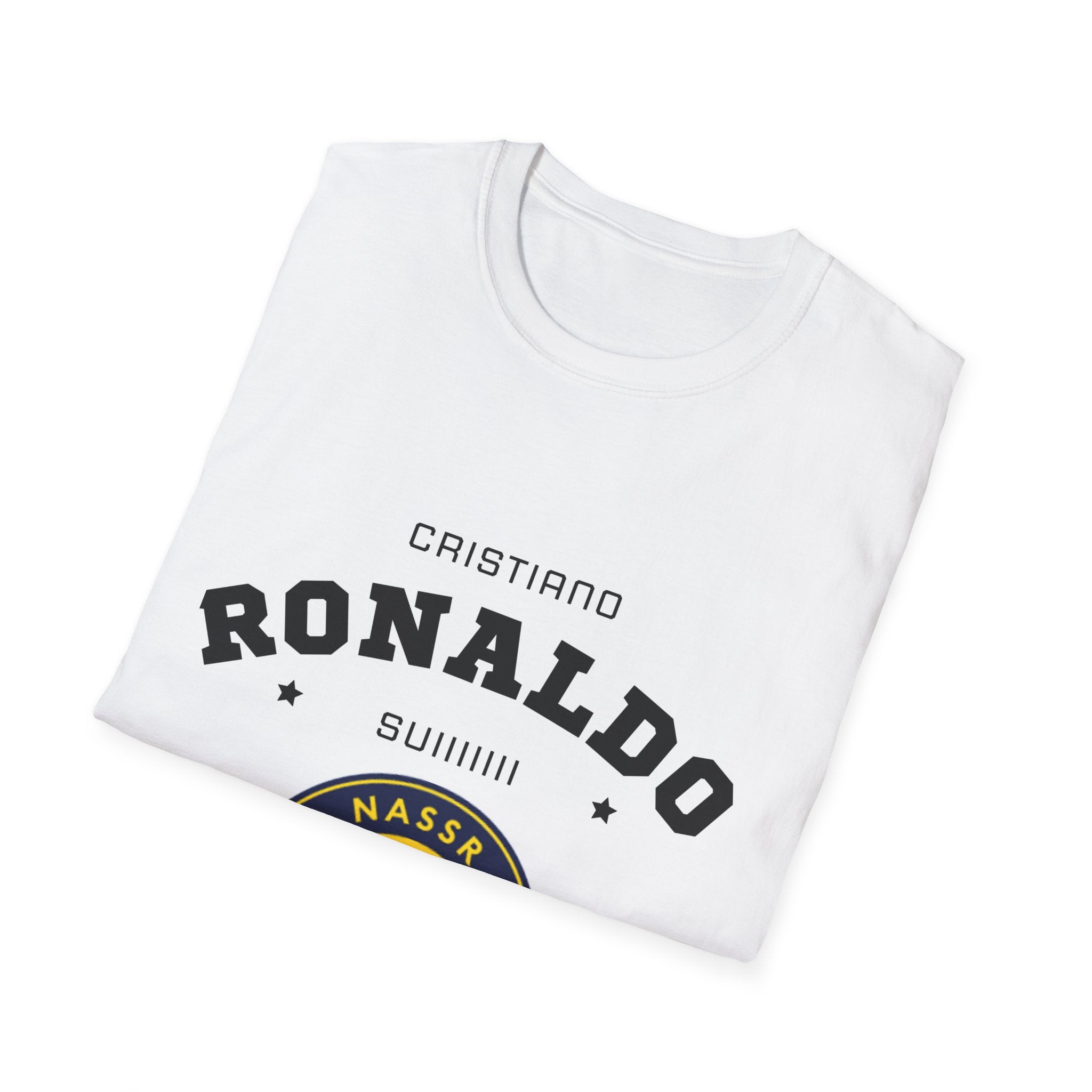 Cristiano Ronaldo Unisex Softstyle T-Shirt - Sporty Fan Tee for Soccer Enthusiasts