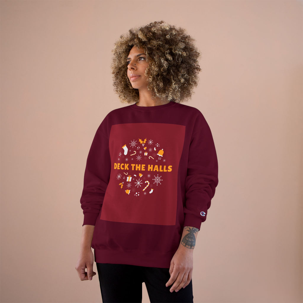 Deck the Halls Sweatshirt — Christmas Holiday Crewneck