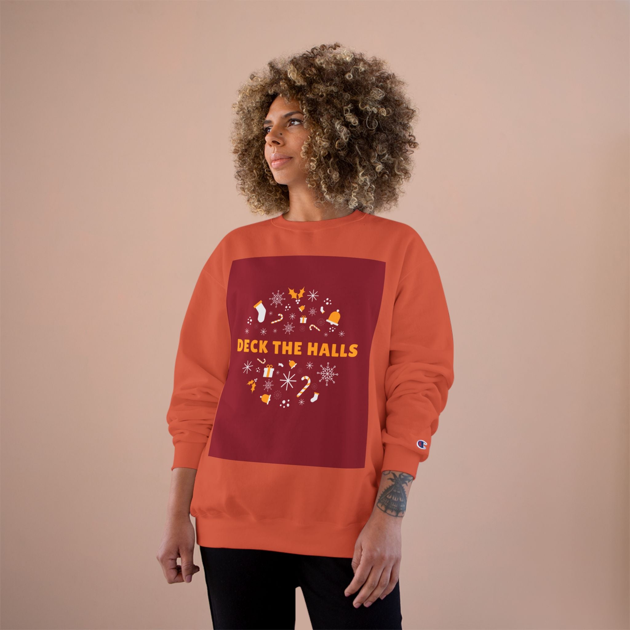 Deck the Halls Sweatshirt — Christmas Holiday Crewneck