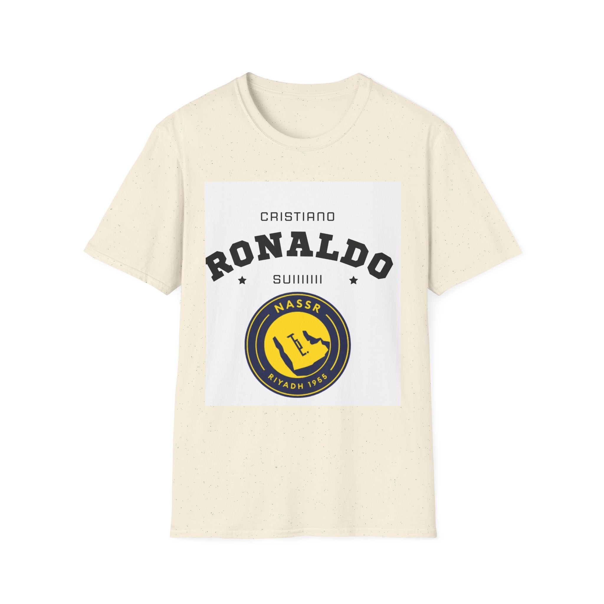 Cristiano Ronaldo Unisex Softstyle T-Shirt - Sporty Fan Tee for Soccer Enthusiasts