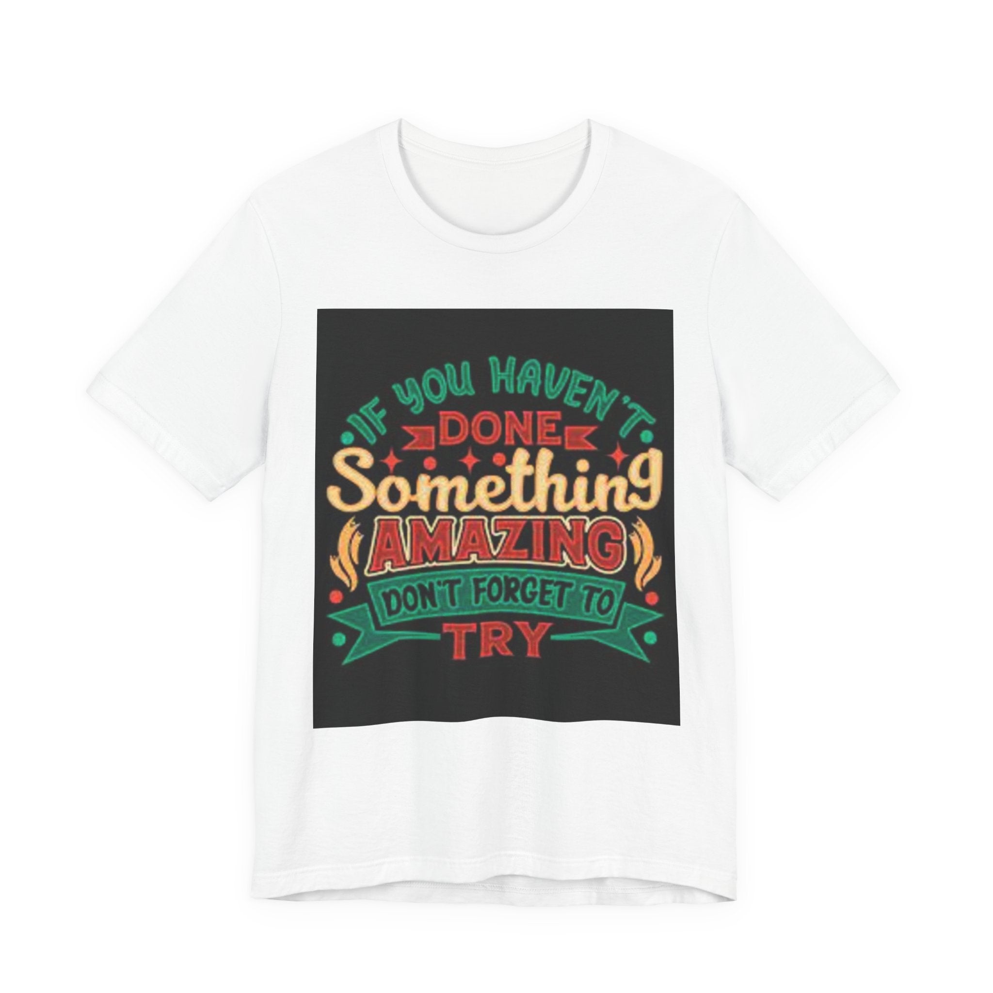 Motivational Unisex Tee - "Stop Thinking, Start Doing"