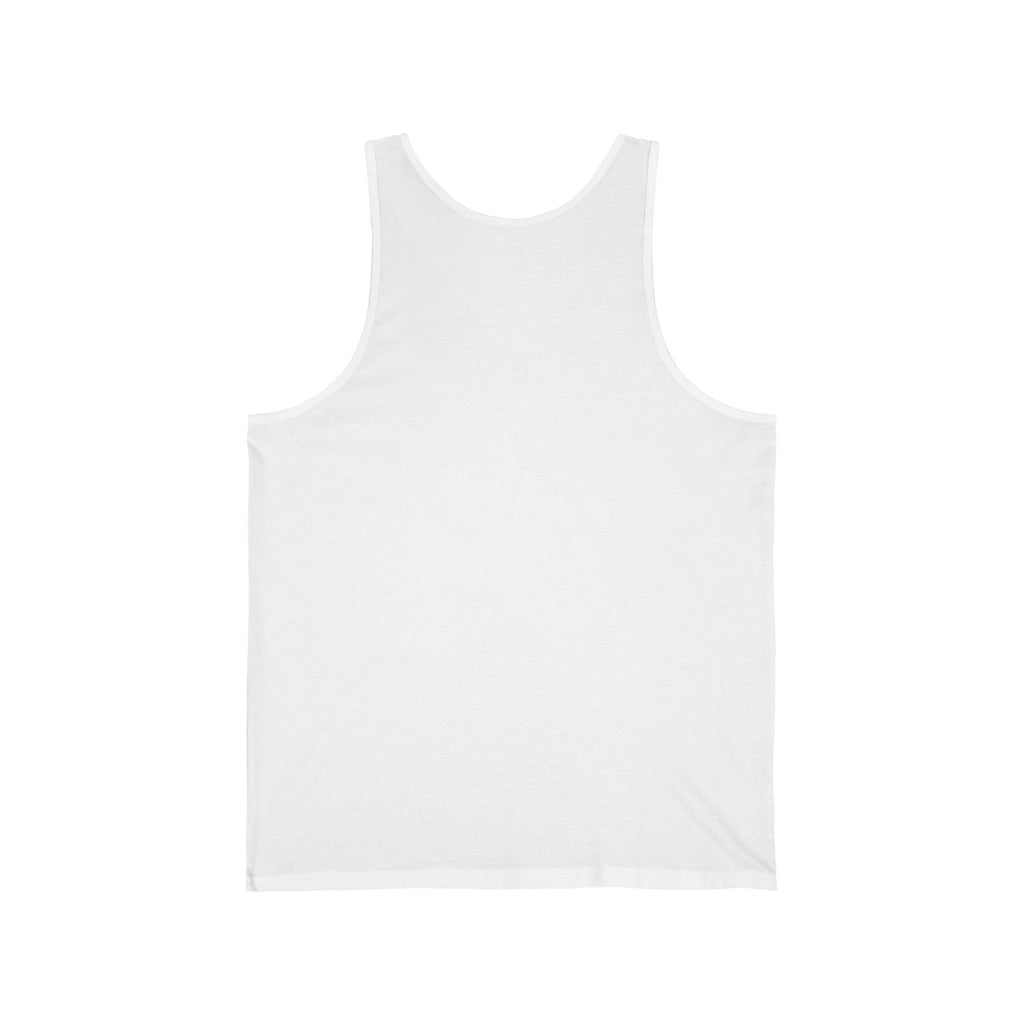 Adventure Tank Top — Lone Traveler in Snowy Mountain Landscape