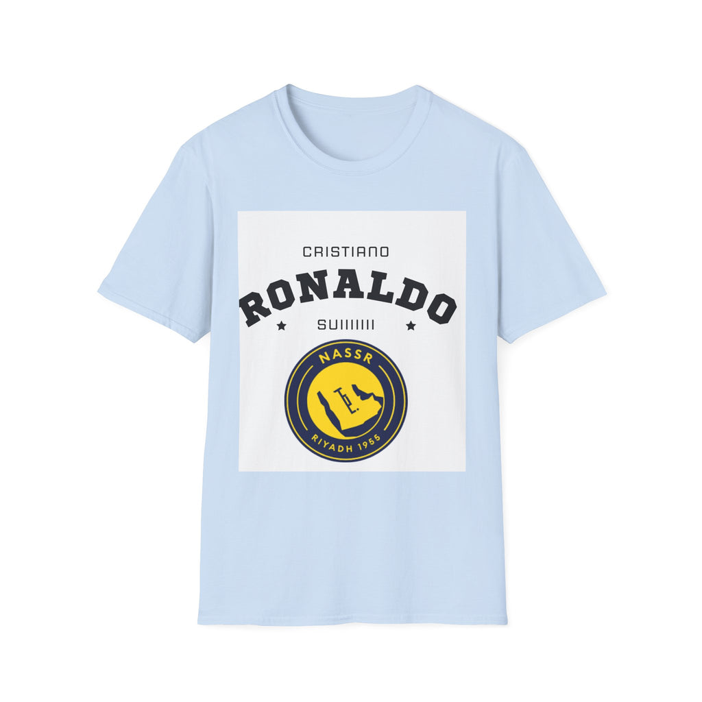 Cristiano Ronaldo Unisex Softstyle T-Shirt - Sporty Fan Tee for Soccer Enthusiasts
