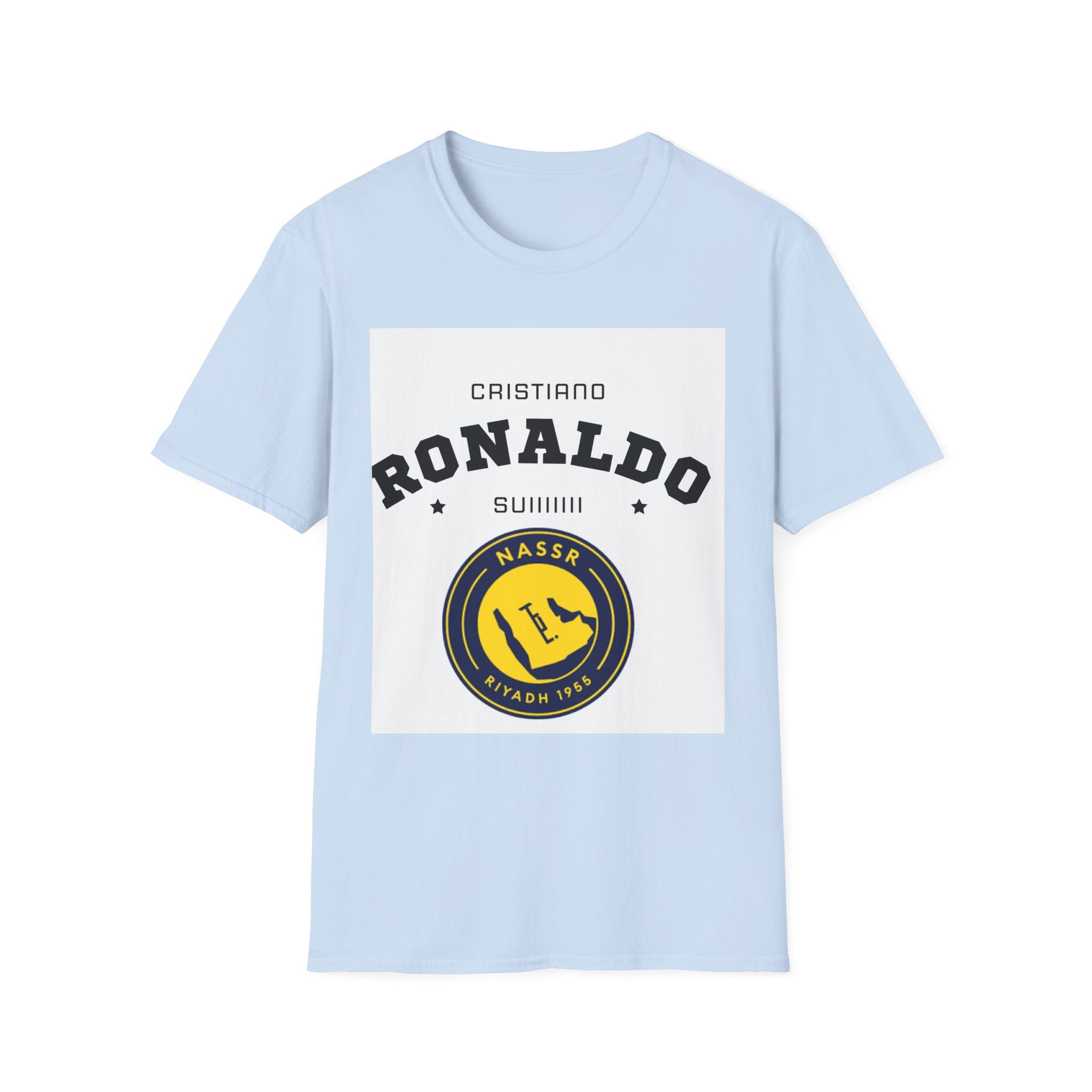 Cristiano Ronaldo Unisex Softstyle T-Shirt - Sporty Fan Tee for Soccer Enthusiasts