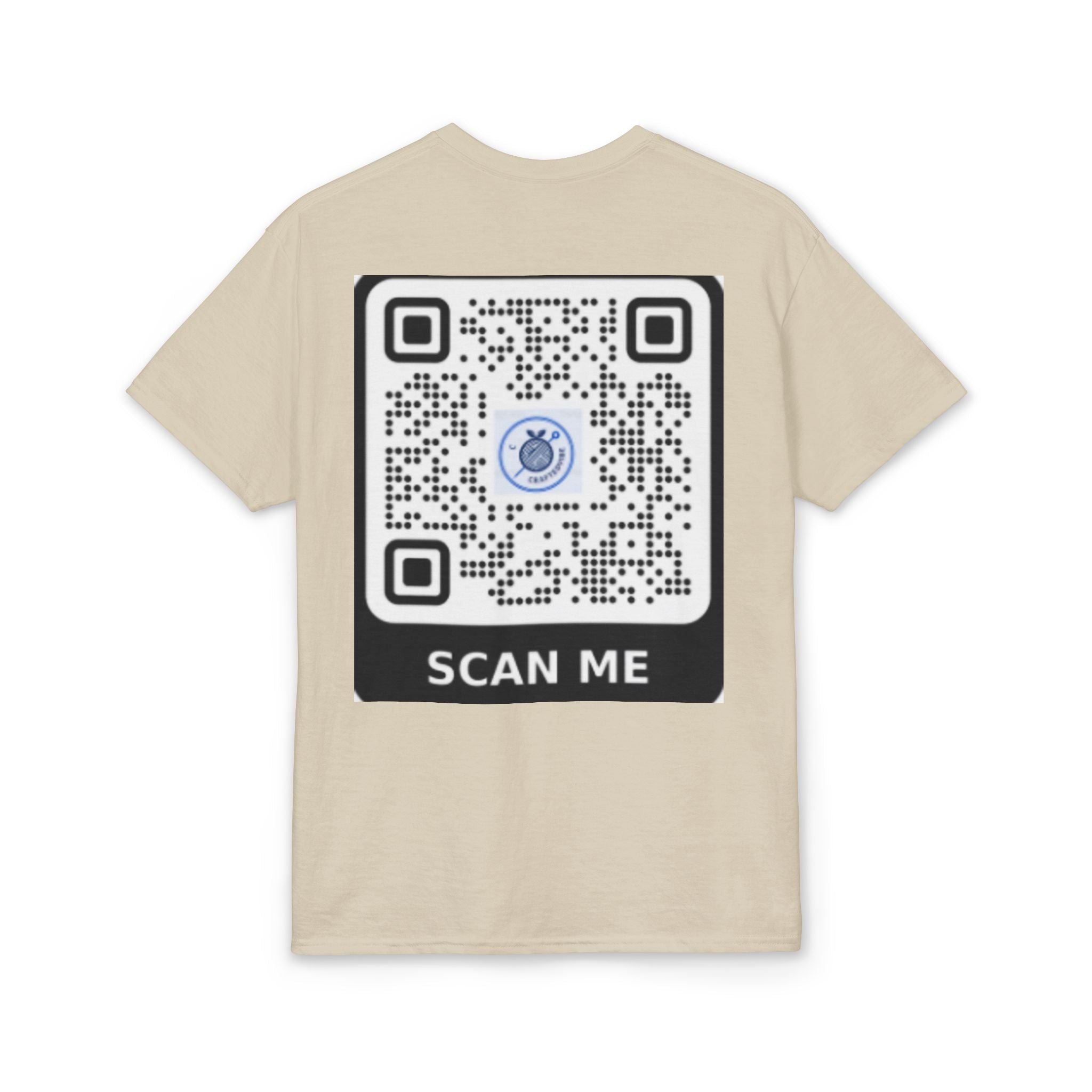 Sunday Coffee Chill T-Shirt — Modern Graphic Tee with QR Code