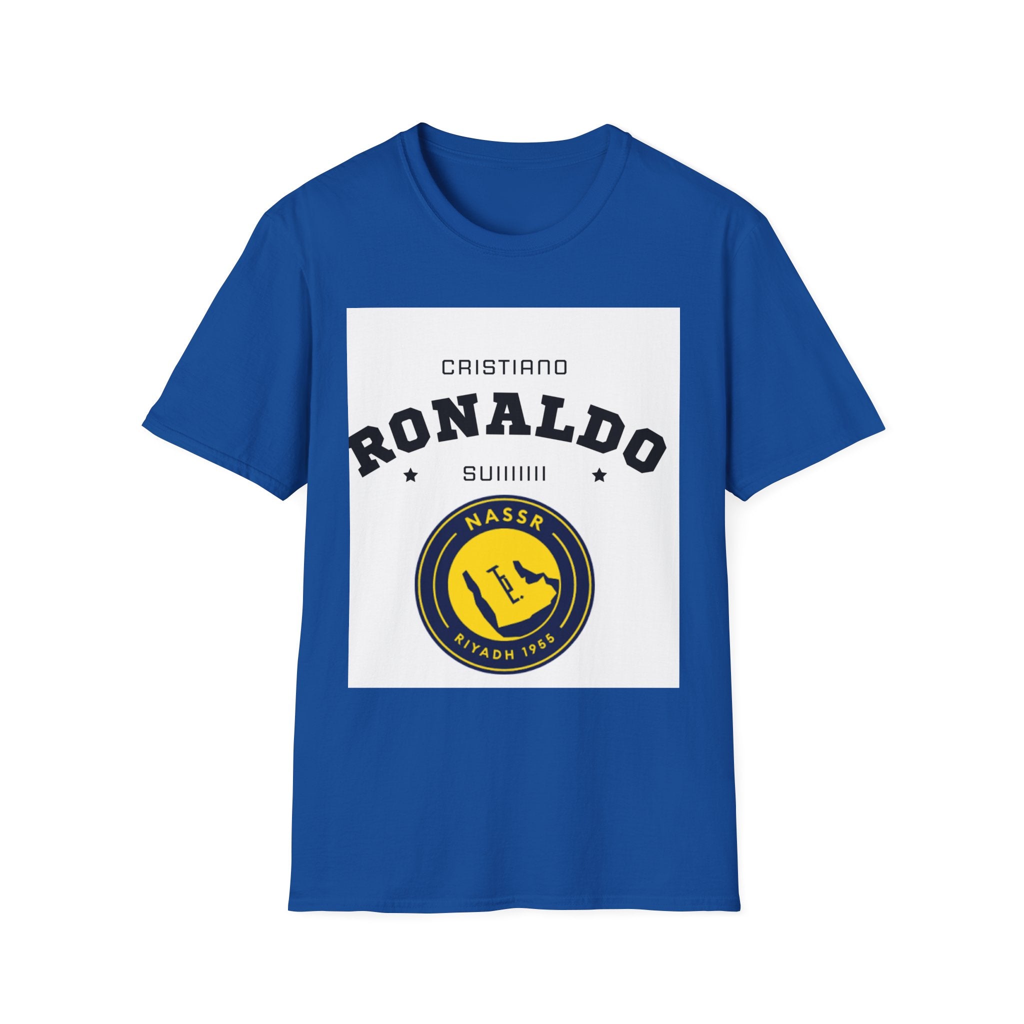 Cristiano Ronaldo Unisex Softstyle T-Shirt - Sporty Fan Tee for Soccer Enthusiasts
