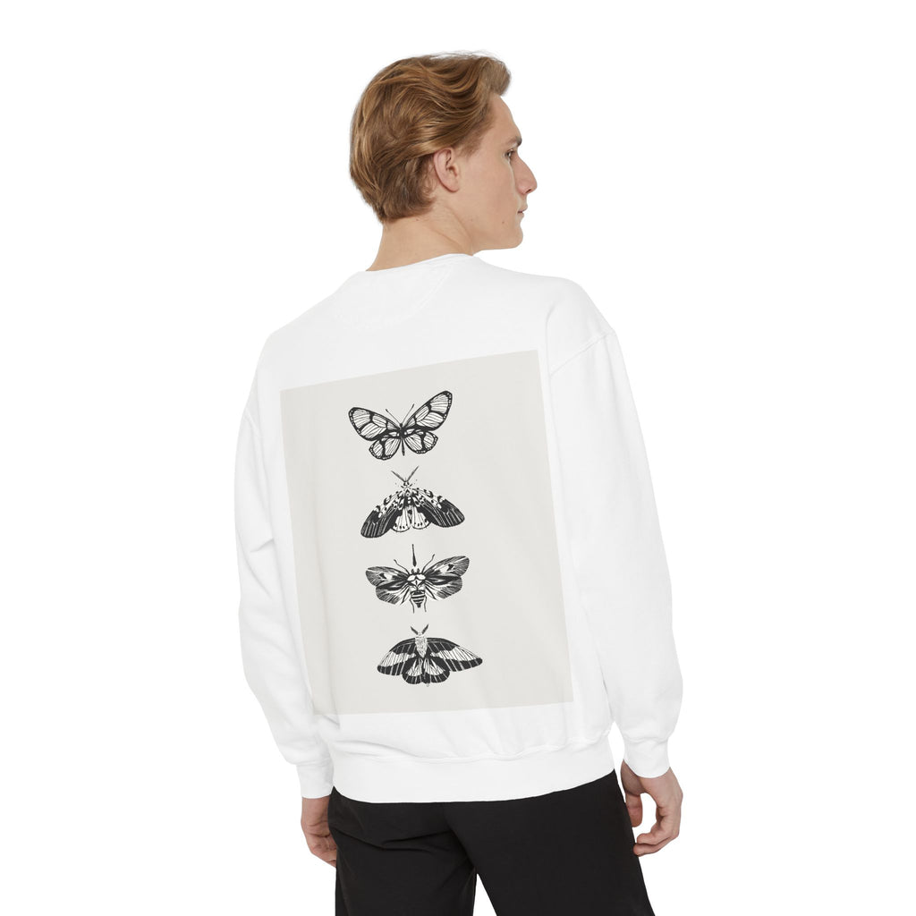 Unseen Green Perfume Sweatshirt — Vintage Moth Art Crewneck