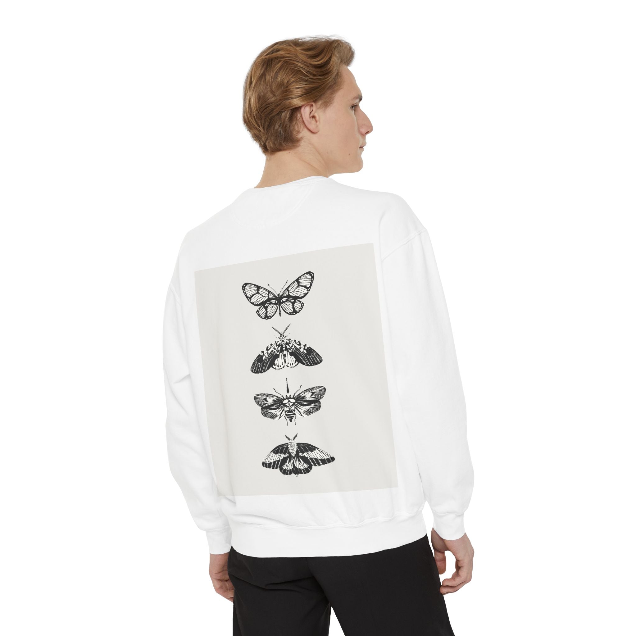 Unseen Green Perfume Sweatshirt — Vintage Moth Art Crewneck