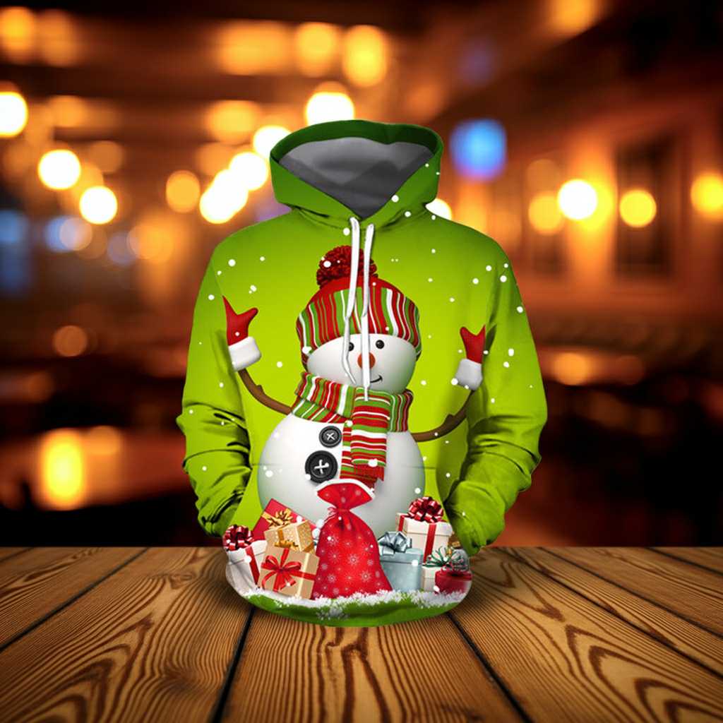 Funny 3D Unisex Christmas Sweater Pullover Lovers Clothing